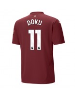 Manchester City Jeremy Doku #11 Alternativní Dres 2024-25 Krátký Rukáv